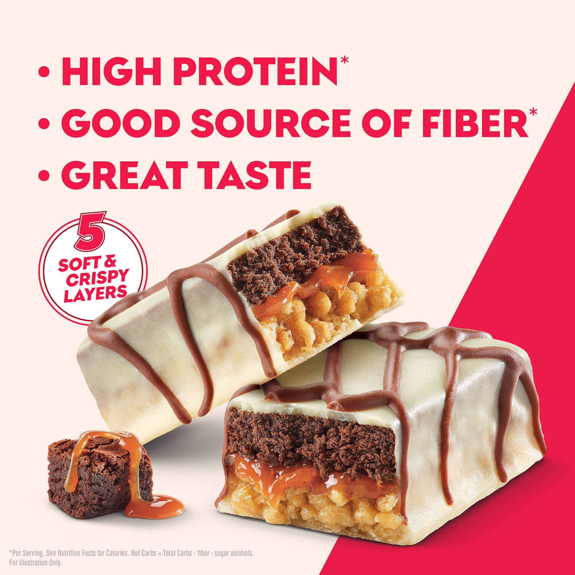 Brownie Delight Layered High Protein Bar - Image 3