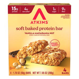 Vanilla Macadamia Nut High Protein Soft Baked Bars